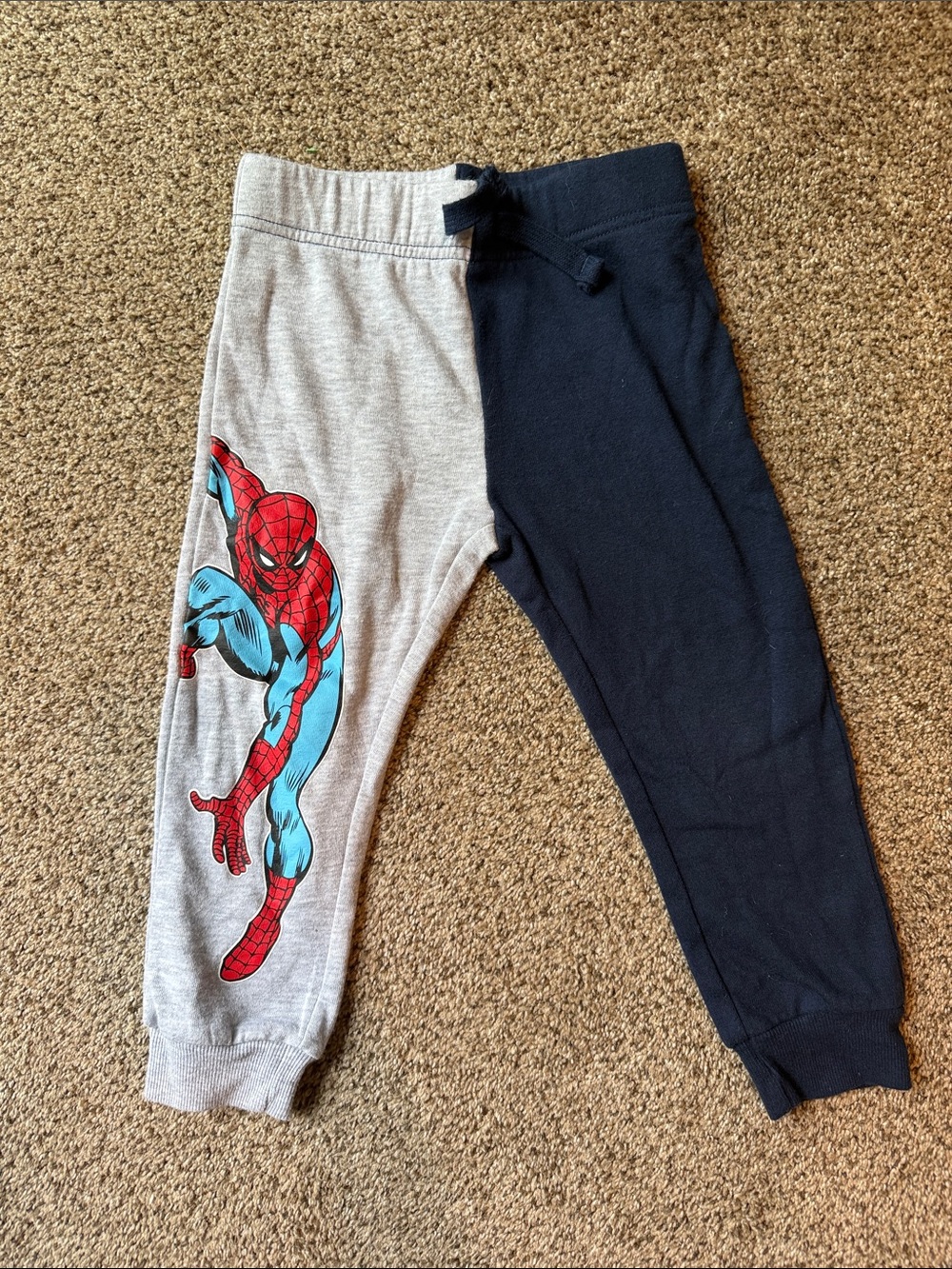 Marvel | Spider-Man Two-Tone Jogger Pants - Gray & Navy